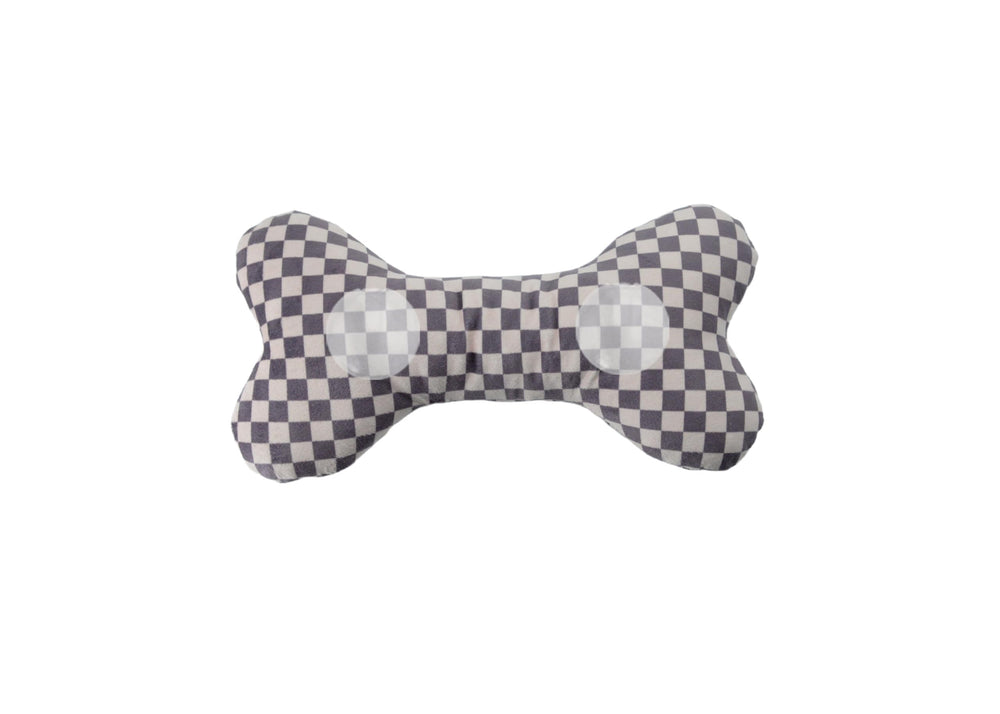 Everything Chic ChewyPawtton bone toy in action during companion playtime