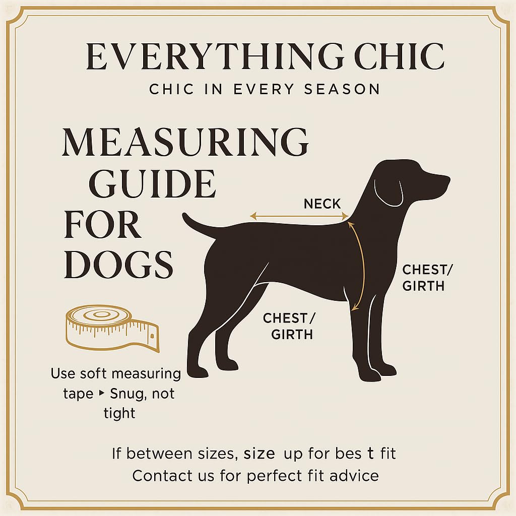 Everything Chic dog sweater machine-washable label promises effortless cleaning after adventures.