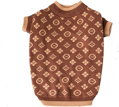 Everything Chic luxury dog sweater knit-detail emphasizes soft breathable fabric for cozy wear