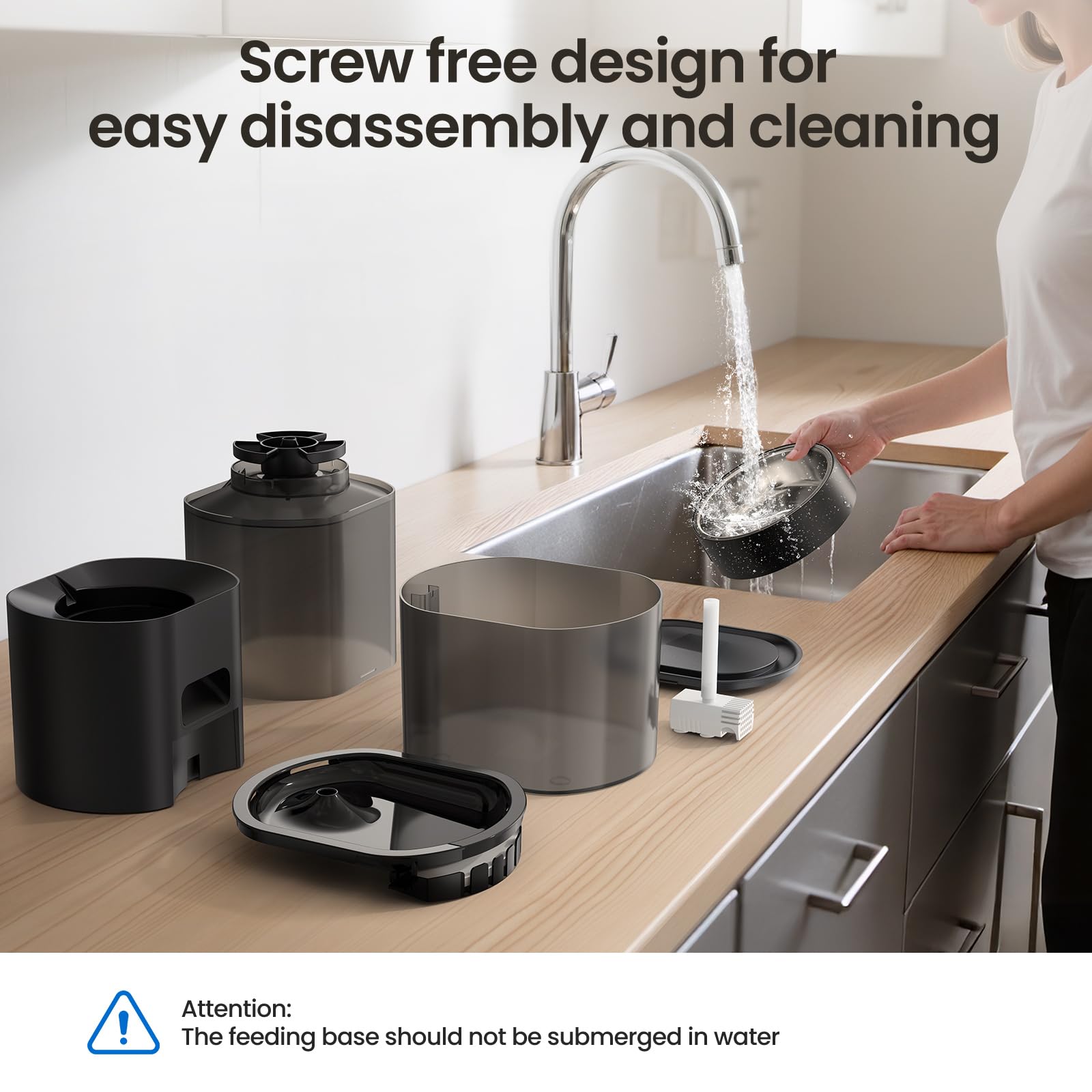 Evoliq anti-clog turbine ensuring smooth water flow in fountain
