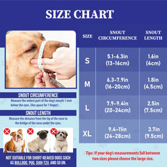 Evollax large dog muzzle made of durable lightweight material for everyday use