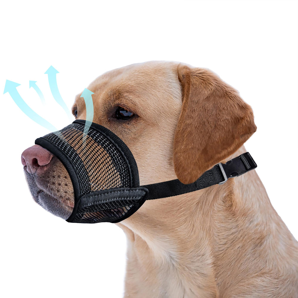 Evollax large dog muzzle easy-clean fabric for quick maintenance