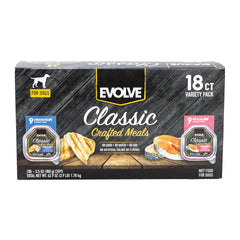 Evolve Classic Crafted Meals chicken recipe serving bowl with tender chunks and rich aroma.