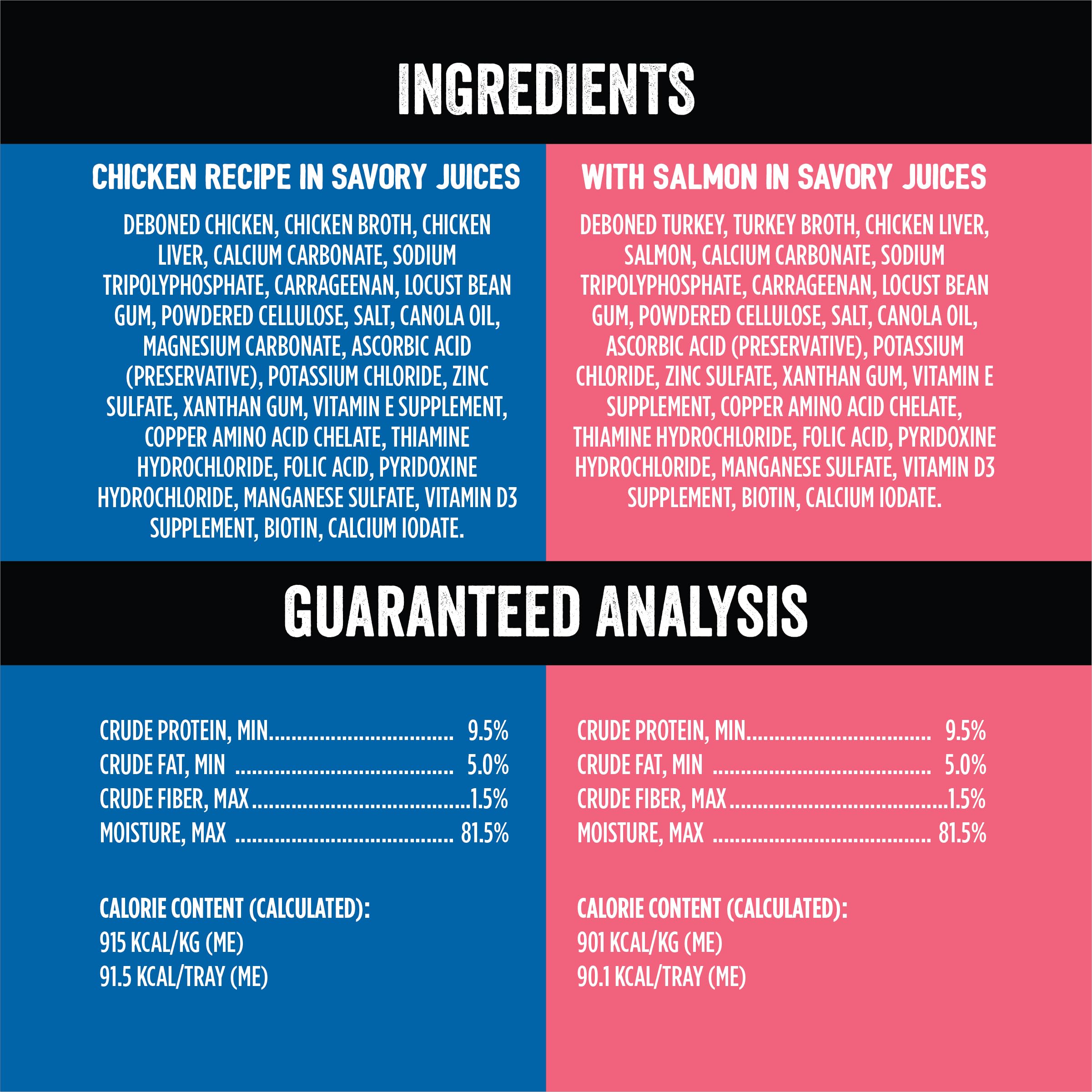 Evolve Classic Crafted Meals salmon closeup shows pink chunks and appetizing texture.