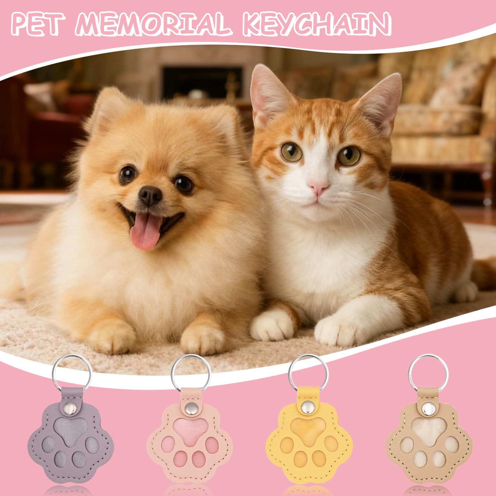 Evowatt yellow paw keychain close-up demonstrates lightweight, portable design for on-the-go memories.
