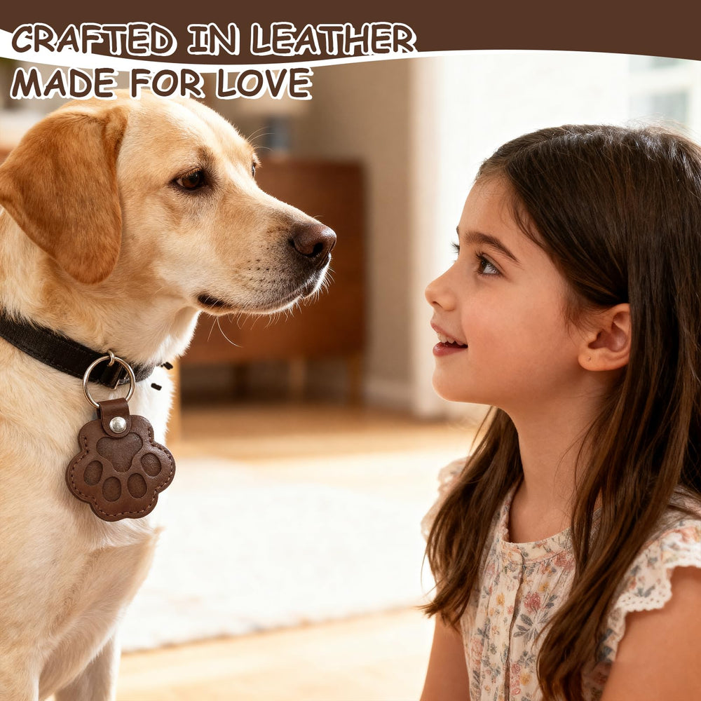 Evowatt paw-shape leather keychain on bag shows portable keepsake