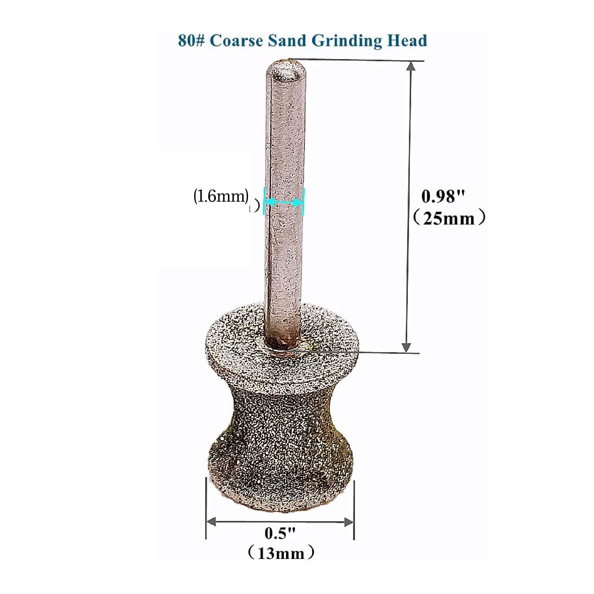Evrblock diamond dog nail grinder bits on a Dremel tool offer smooth trimming.