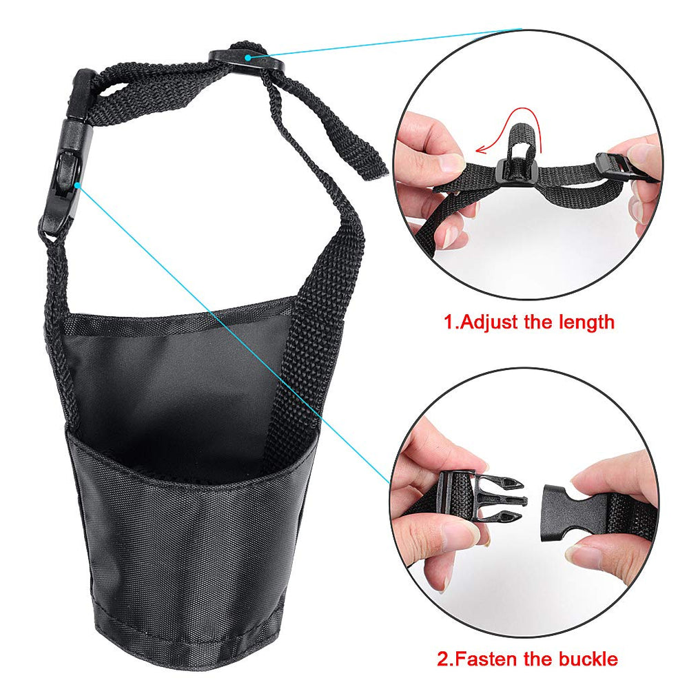 ewinever dog muzzle five-pieces set packaging image shows value-packed set for multiple sizes.