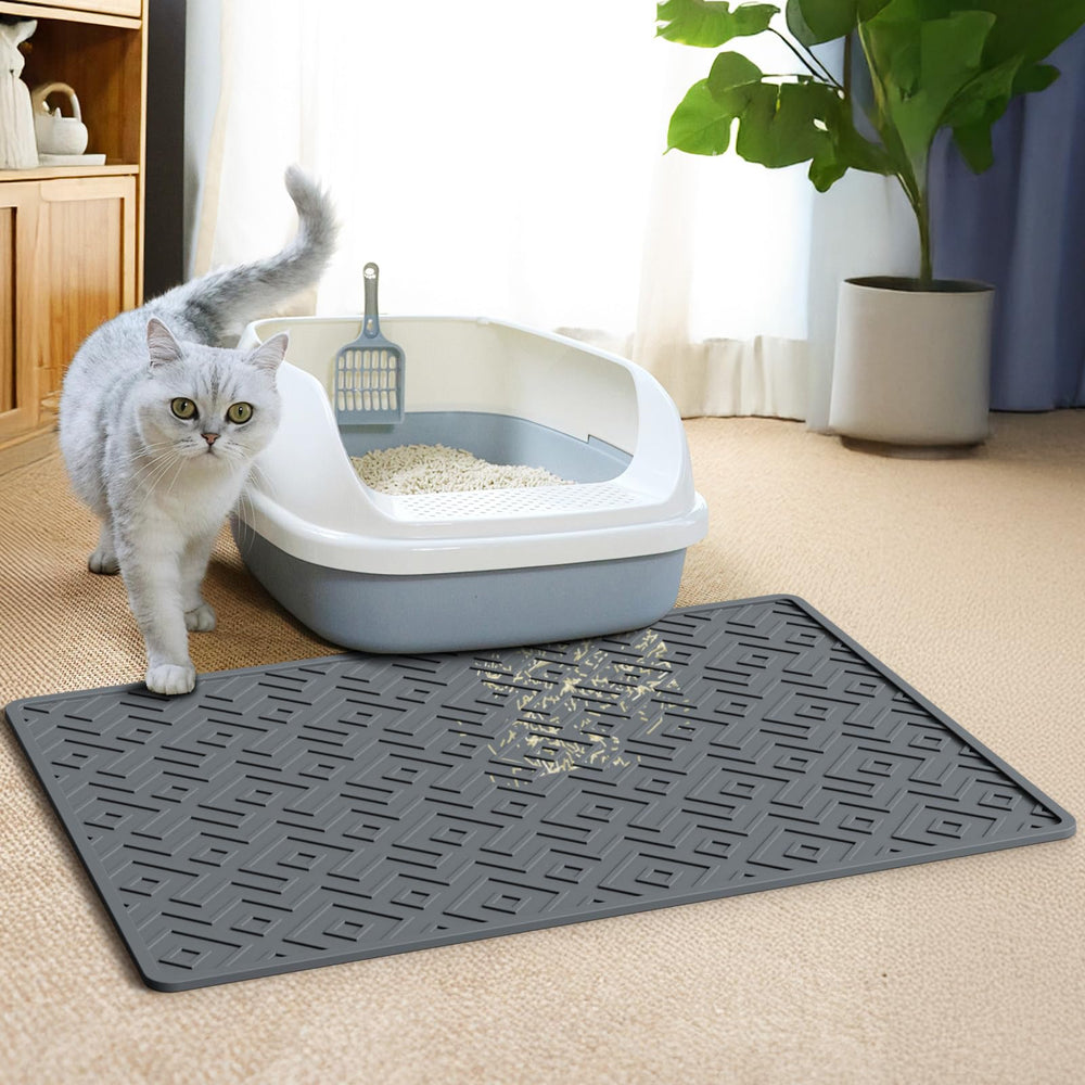 EWX Cat Litter Mat is durable and versatile under litter boxes