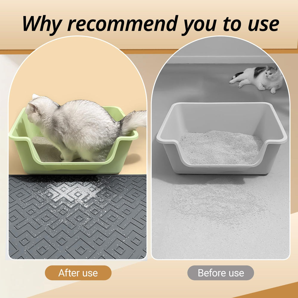 EWX litter mat is easy to clean and quick to dry