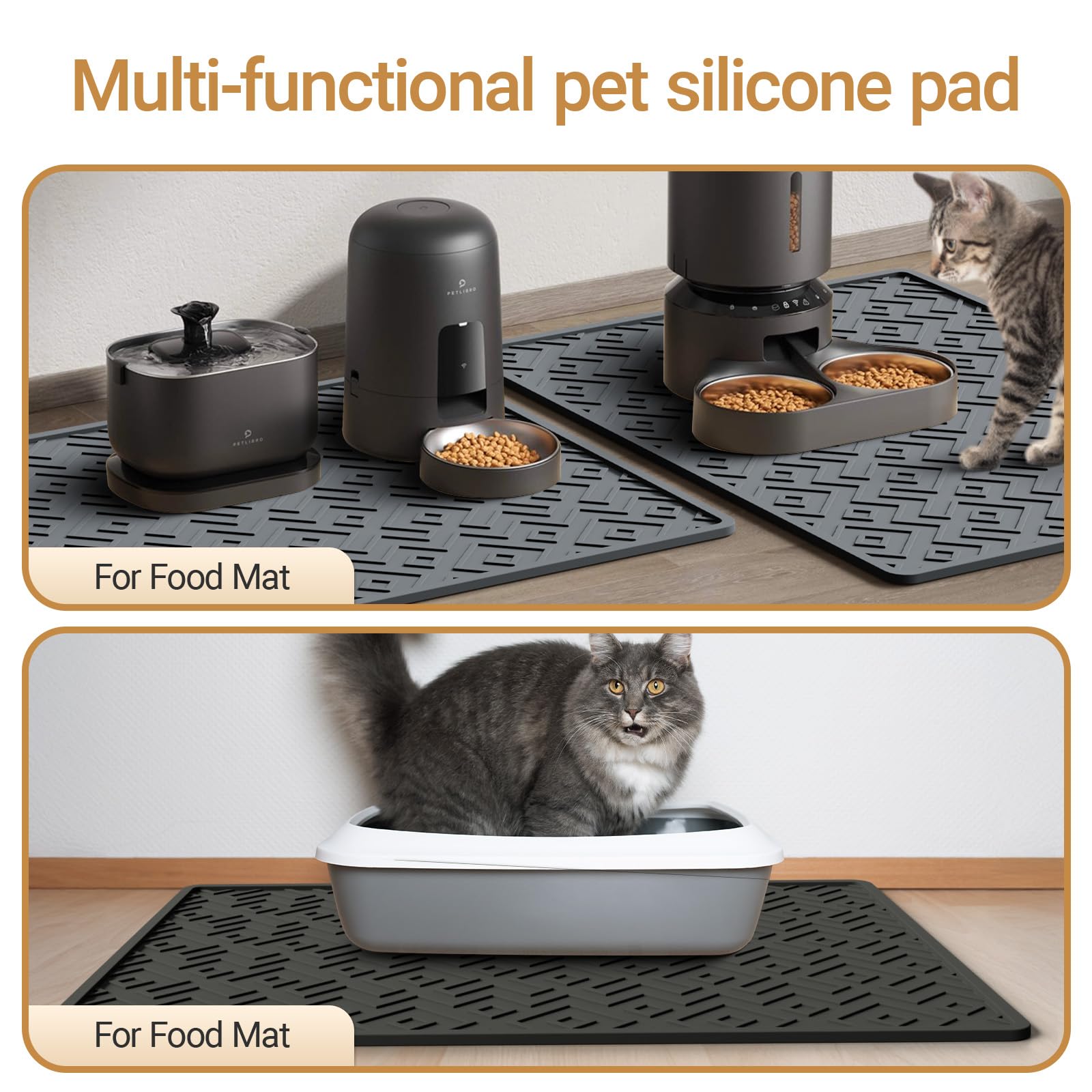 EWX mat protects floors near bowls and busy feeding areas