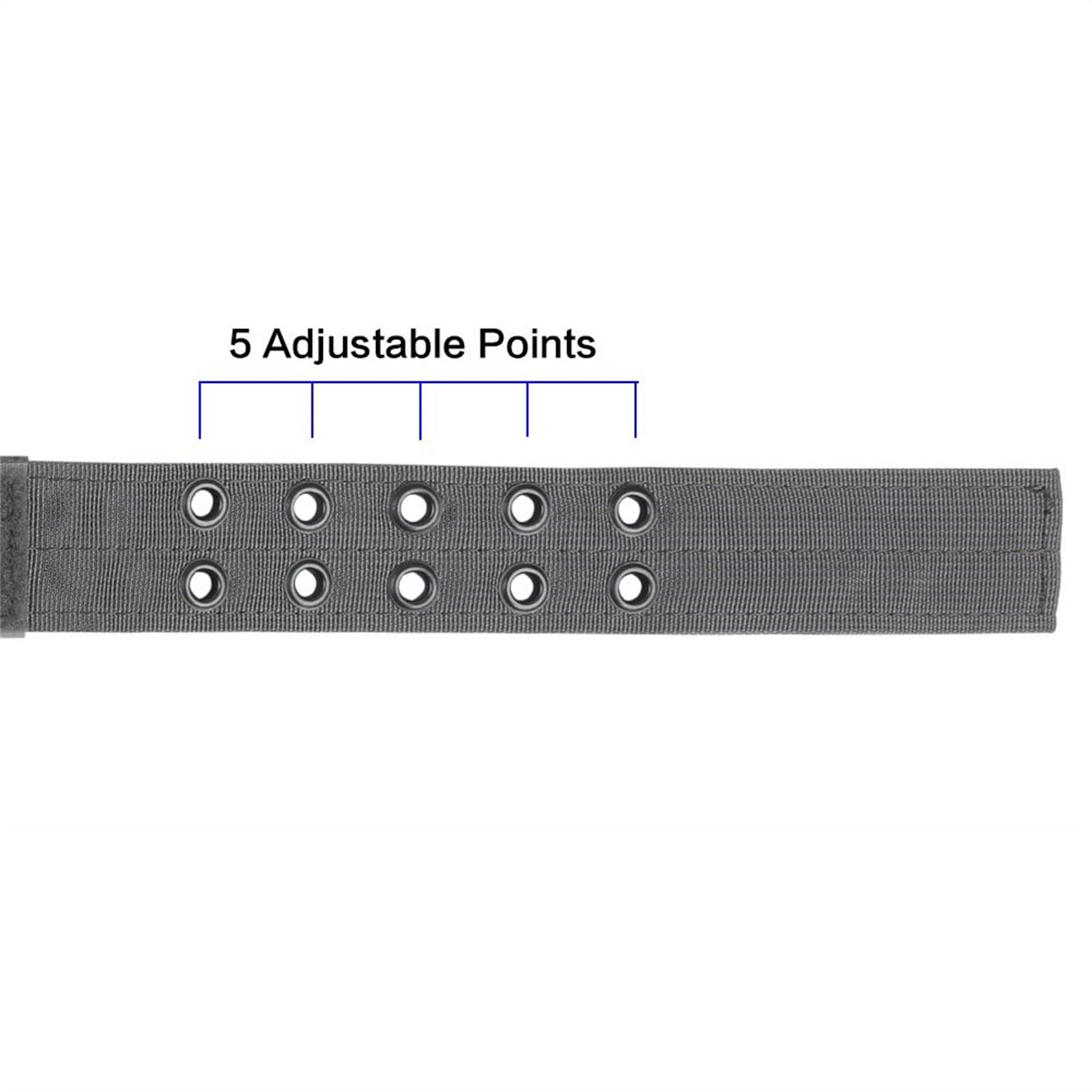 EXCELLENT ELITE SPANKER collar buckle detail highlights sturdy double-pin design