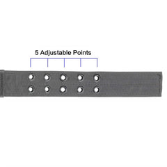 EXCELLENT ELITE SPANKER collar buckle detail highlights sturdy double-pin design