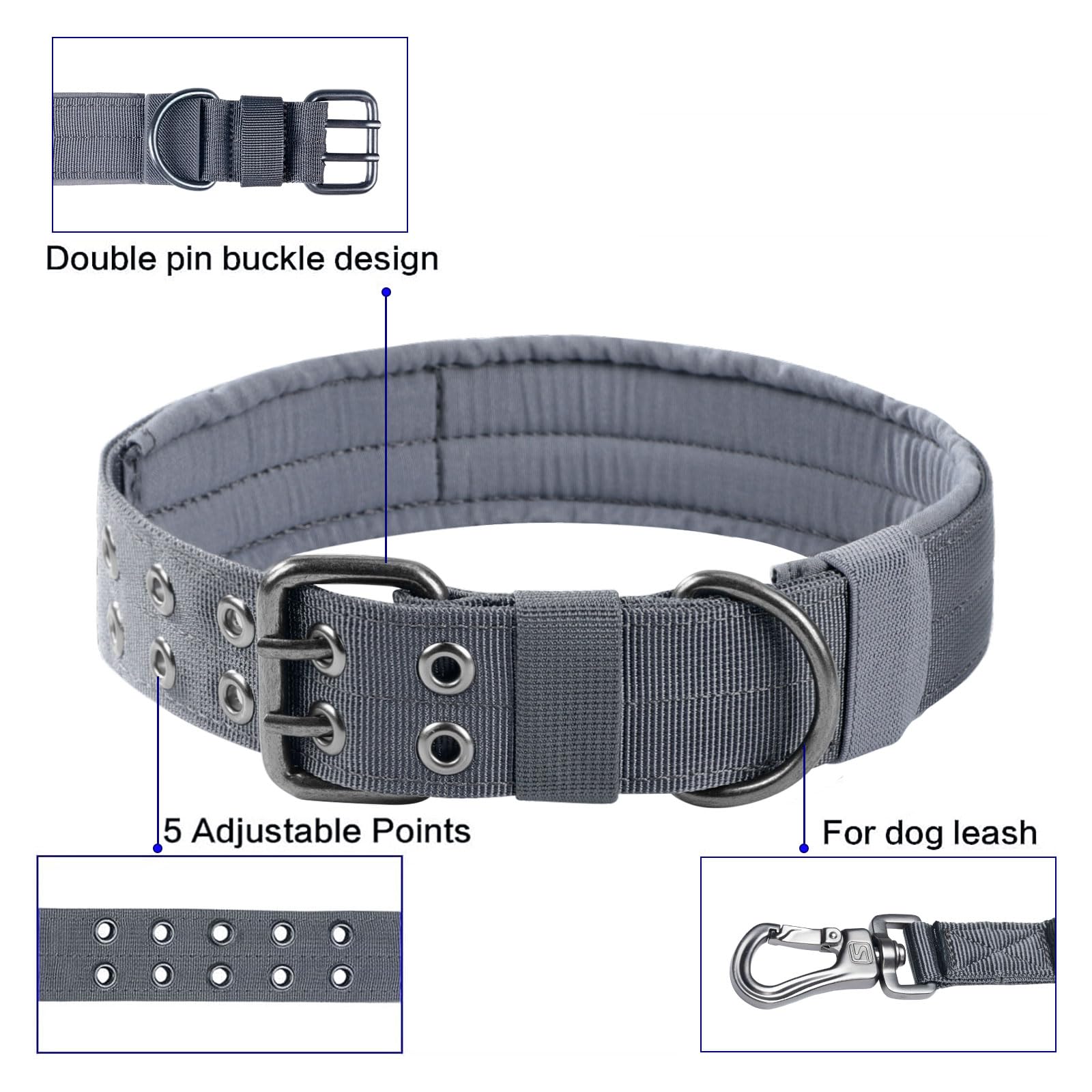 EXCELLENT ELITE SPANKER collar padded lining for comfortable wear