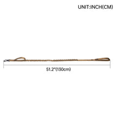 EXCELLENT ELITE SPANKER dual-handle leash close-up, provides quick training control.