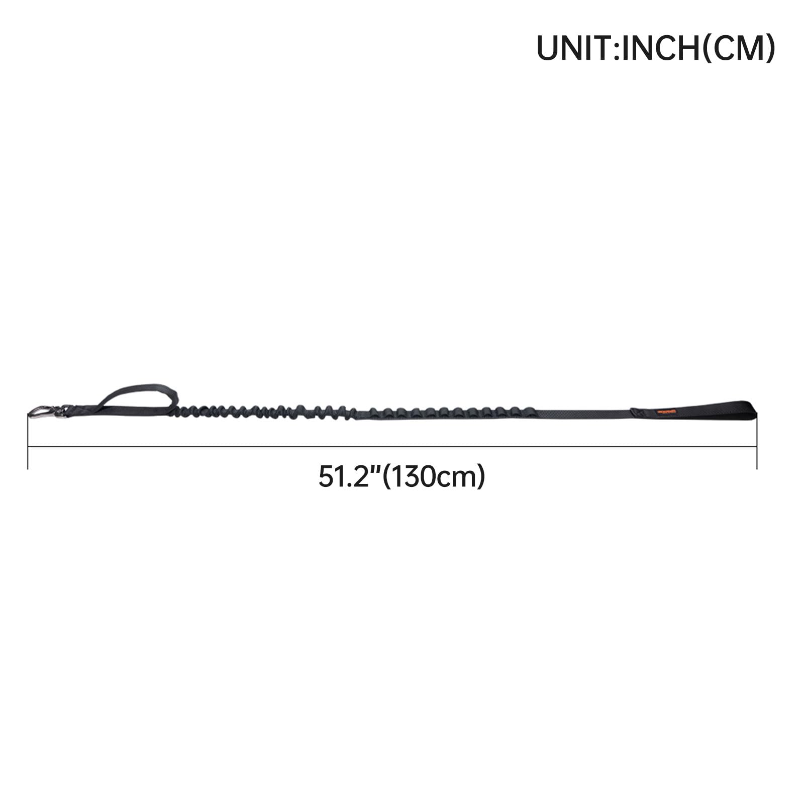 EXCELLENT ELITE SPANKER durable nylon material showcases rugged leash construction.