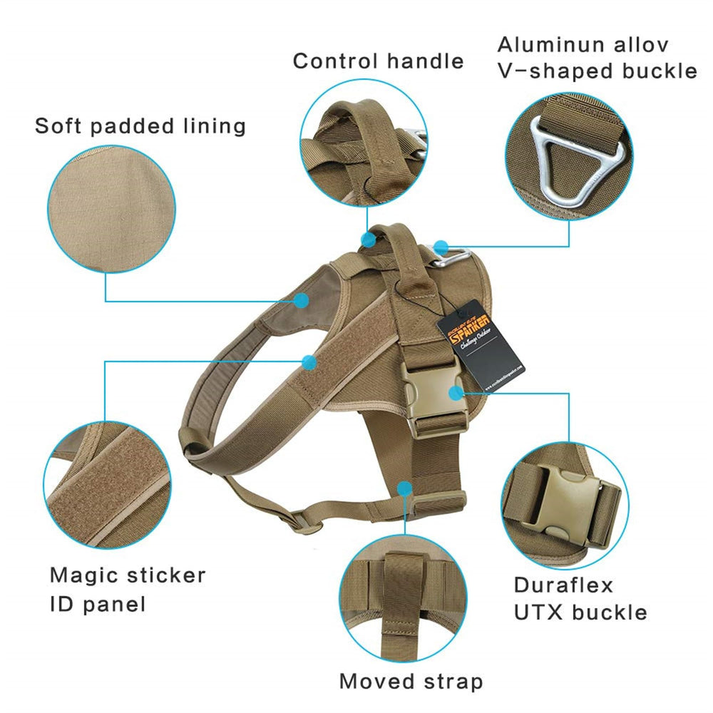 EXCELLENT ELITE SPANKER harness side profile for controlled walking and balanced movement