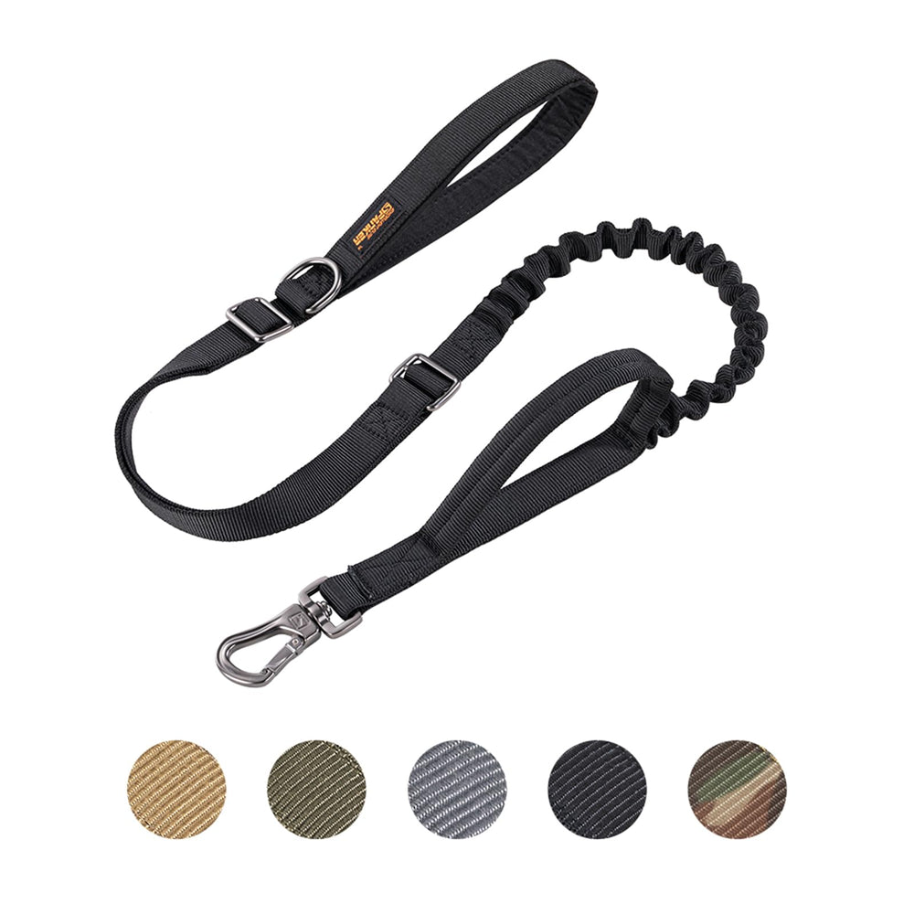 EXCELLENT ELITE SPANKER Tactical Dog Leash main image highlights durable nylon and sturdy hardware for daily use.