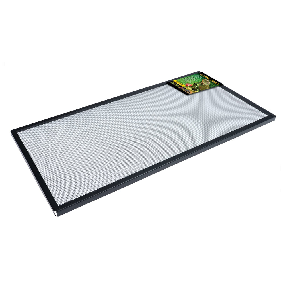 Exo Terra screen cover closeup highlighting durable metal mesh and easy install
