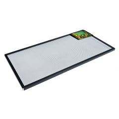 Exo Terra screen cover closeup highlighting durable metal mesh and easy install