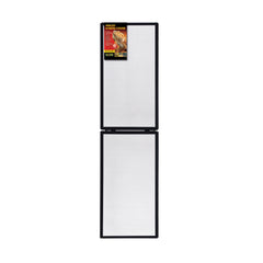 Exo Terra hinged door screen cover on 55-gallon terrarium for easy access