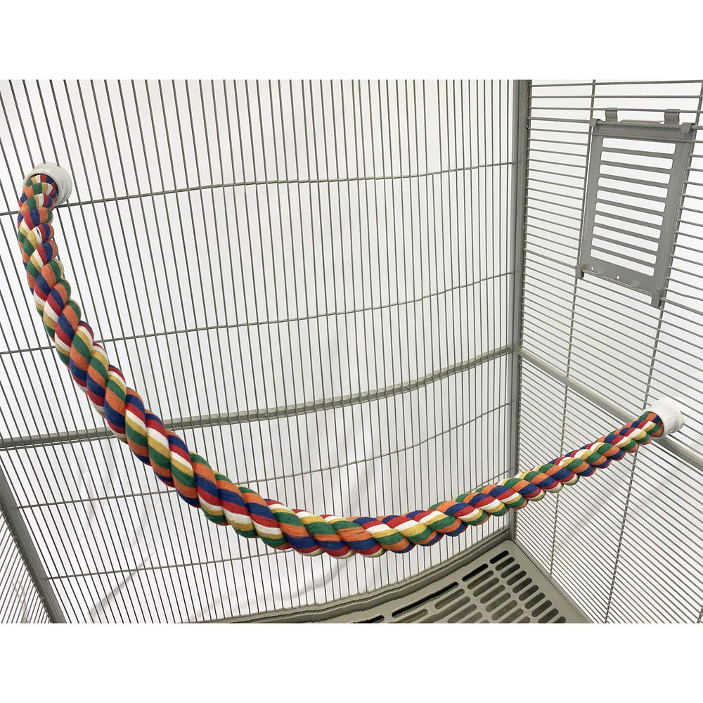 Exotic Nutrition 34 Inch Flex Rope closeup of cotton fibers emphasizes gentle texture.