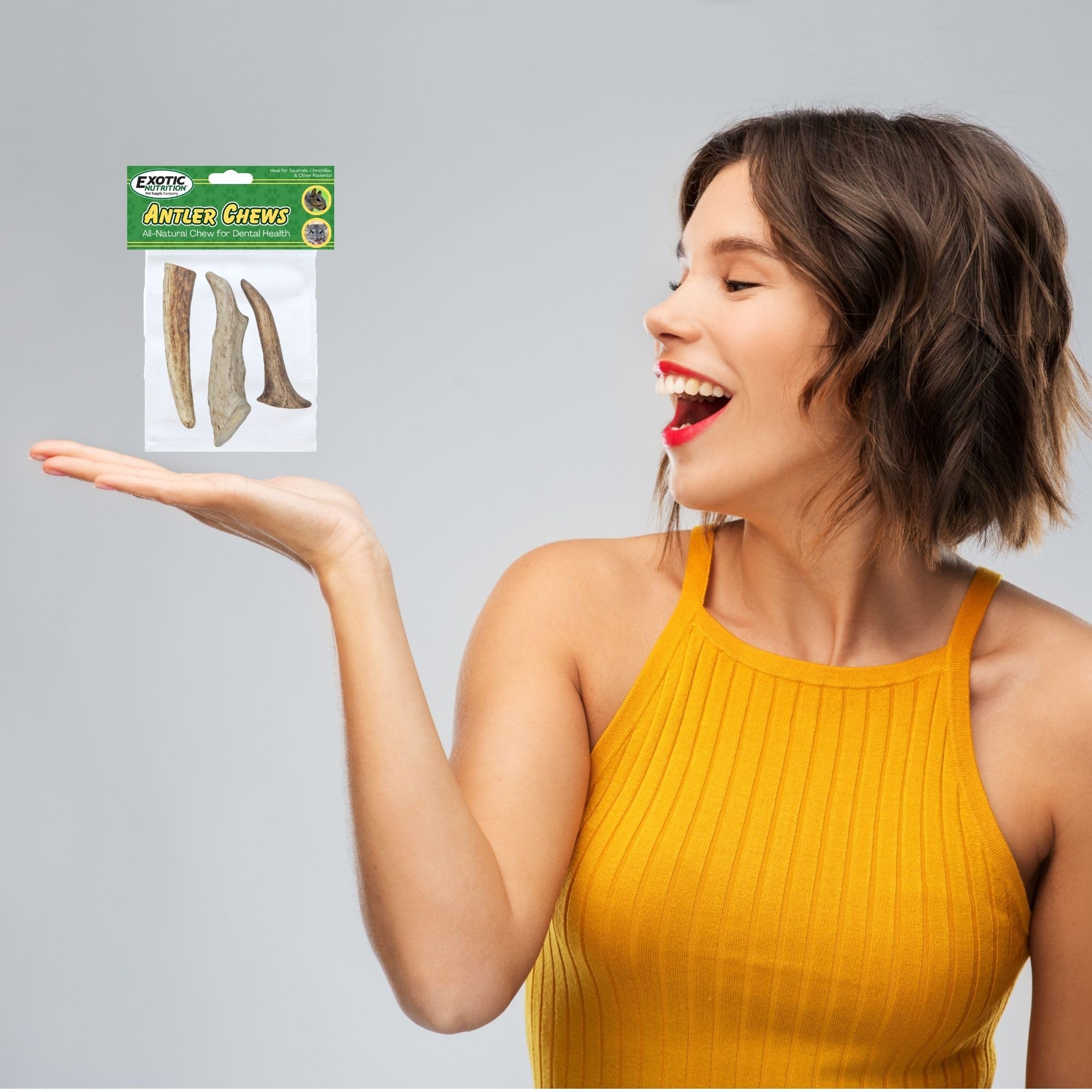 Exotic Nutrition Antler Chews USA-sourced origin label confirms natural shedding origin