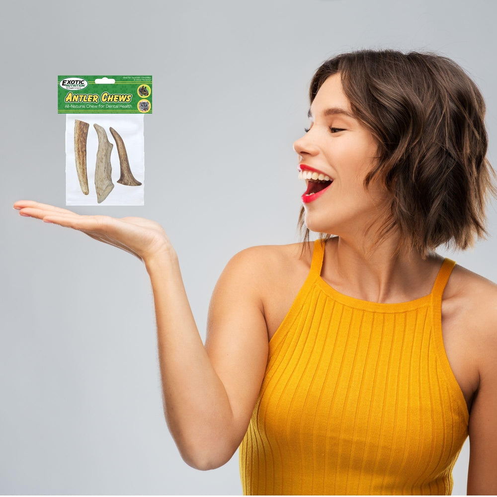 Exotic Nutrition Antler Chews USA-sourced origin label confirms natural shedding origin