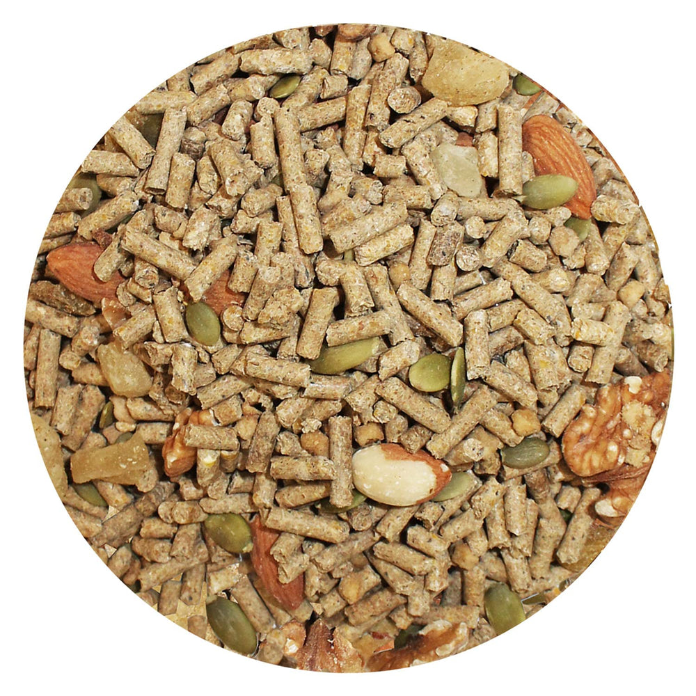 Exotic Nutrition Deluxe Squirrel Diet no peanuts ensures a safer, allergen-conscious mix.