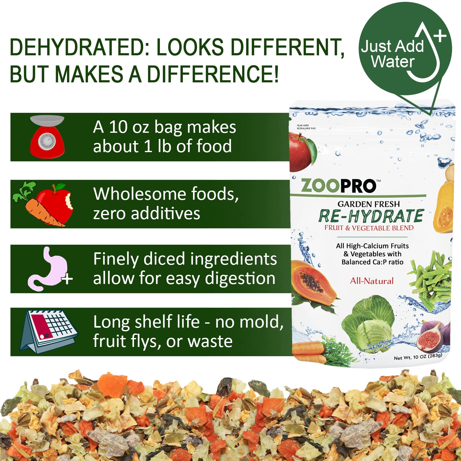 Exotic Nutrition Garden Fresh Re-Hydrate small-pets diet variety and enrichment