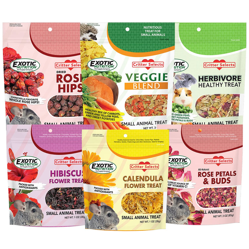 Exotic Nutrition Herbivore Treats foraging-toy-snack supports foraging play and enrichment
