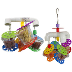 Exotic Nutrition Mobile Forager PVC mobile assembly supports durable playtime in cages.