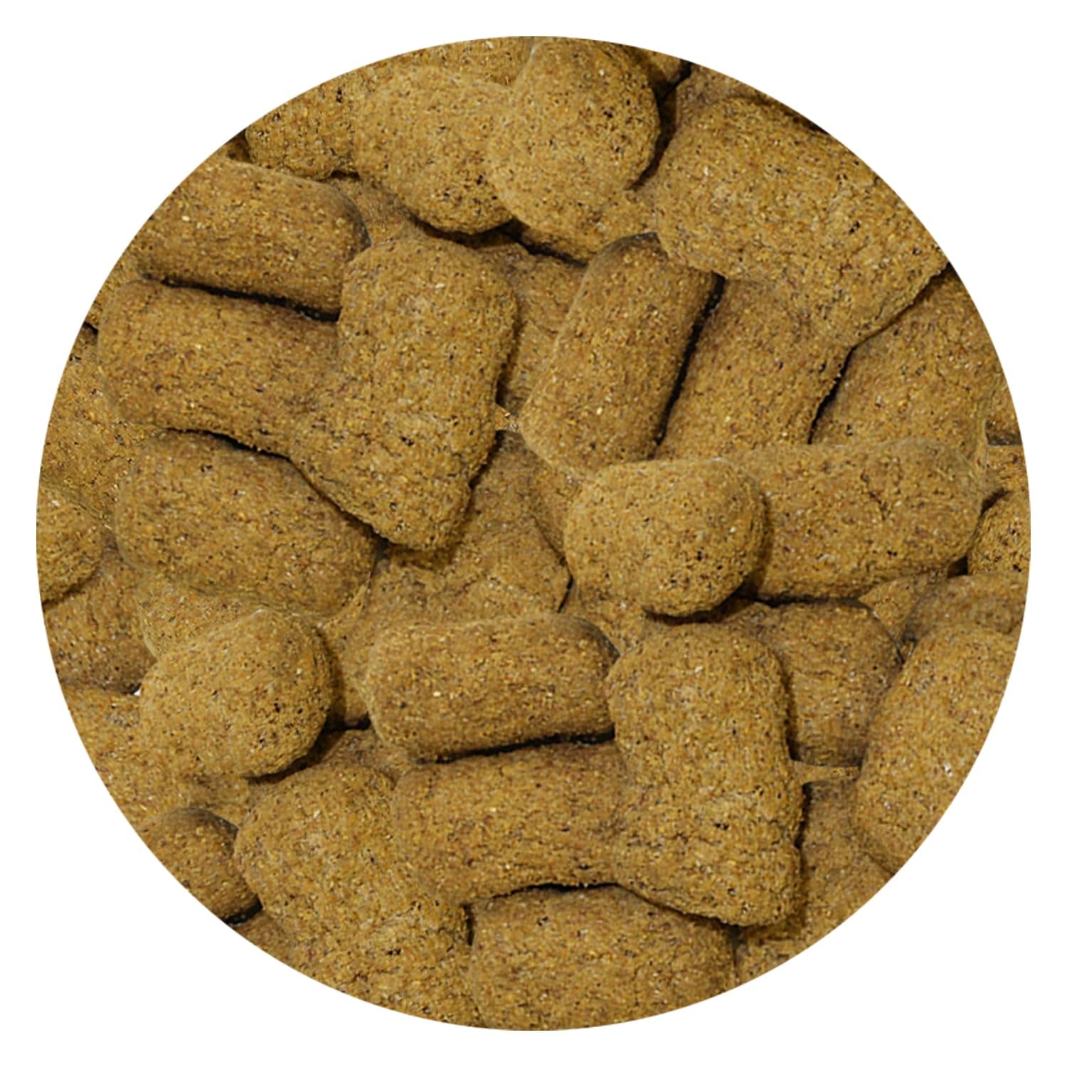 Exotic Nutrition Monkey Biscuits bag closeup, showcasing crunchy texture for dental-friendly snacking.