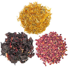 Exotic Nutrition rose petals close-up shows aroma-friendly treat for curiosity