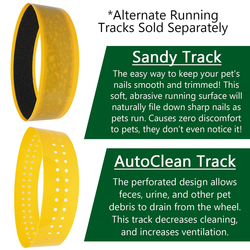 Exotic Nutrition Silent Runner Wheel attachment plates help easy cage mounting.