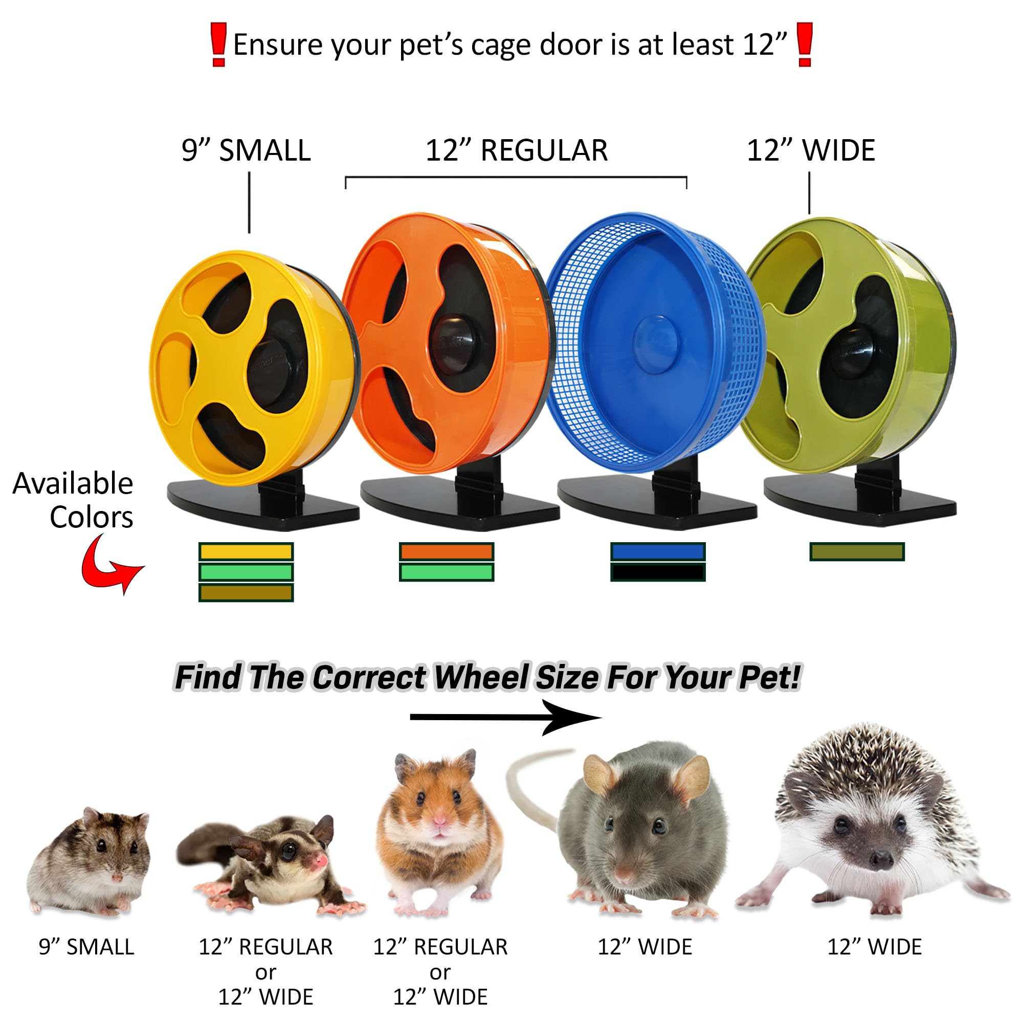 Exotic Nutrition Silent Runner Wheel disassembled design makes deep cleaning quick and thorough.