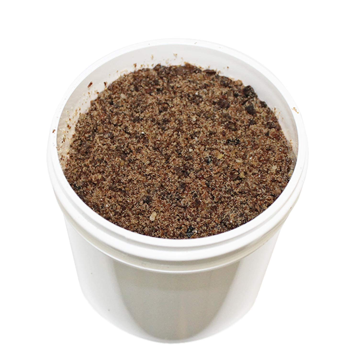 Exotic Nutrition Squirrel Booster dosage scoop illustrating pinch dosing