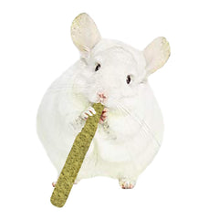 Exotic Nutrition Timothy Puff Sticks rabbit chewing for dental exercise