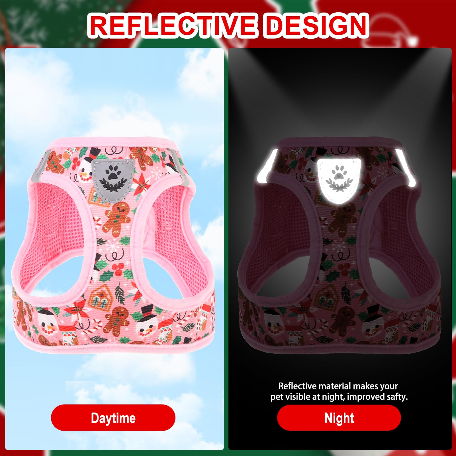 EXPAWLORER Christmas pattern design adds festive charm during walks