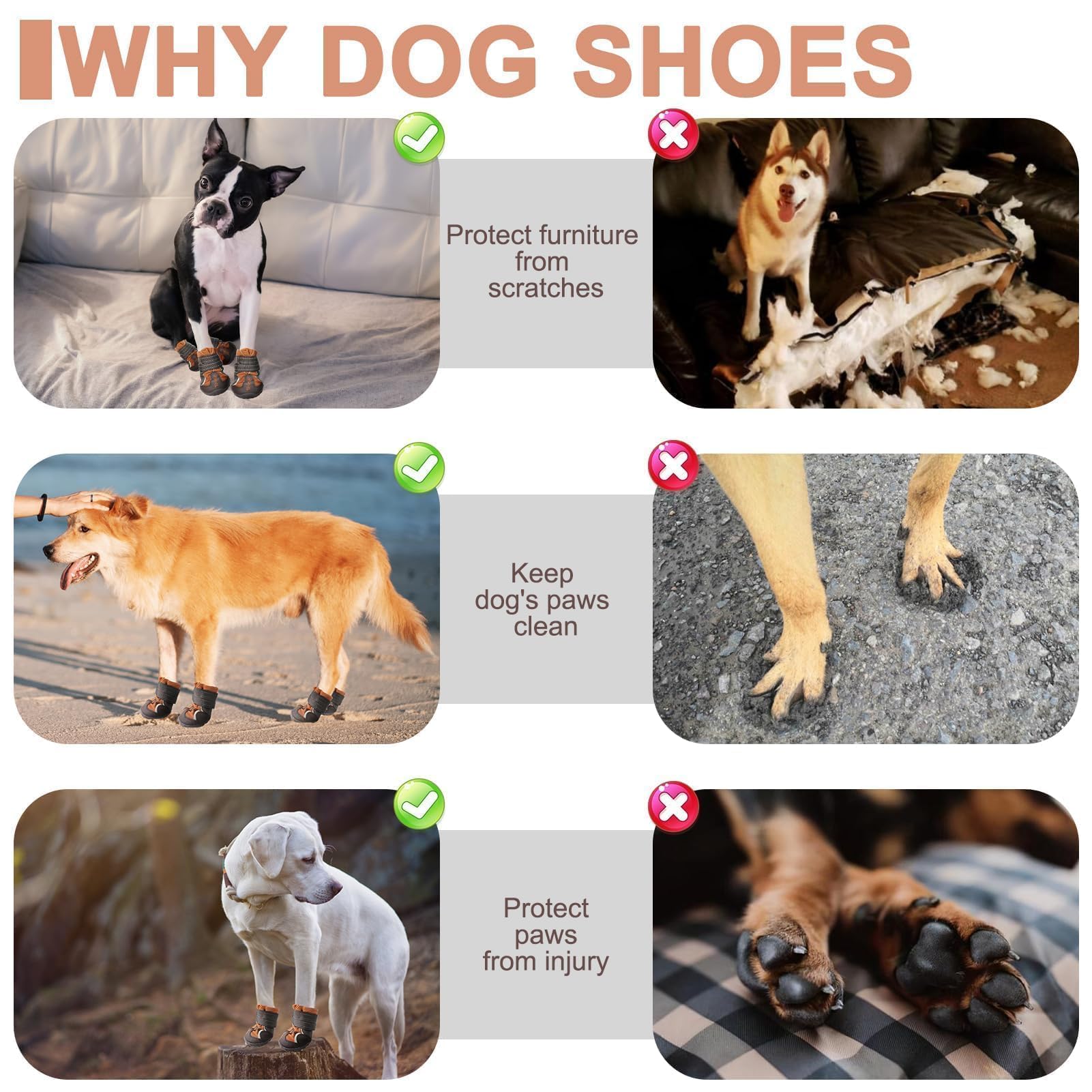 EXPAWLORER dog shoes closeup-rubber-texture rugged sole for rugged paths.