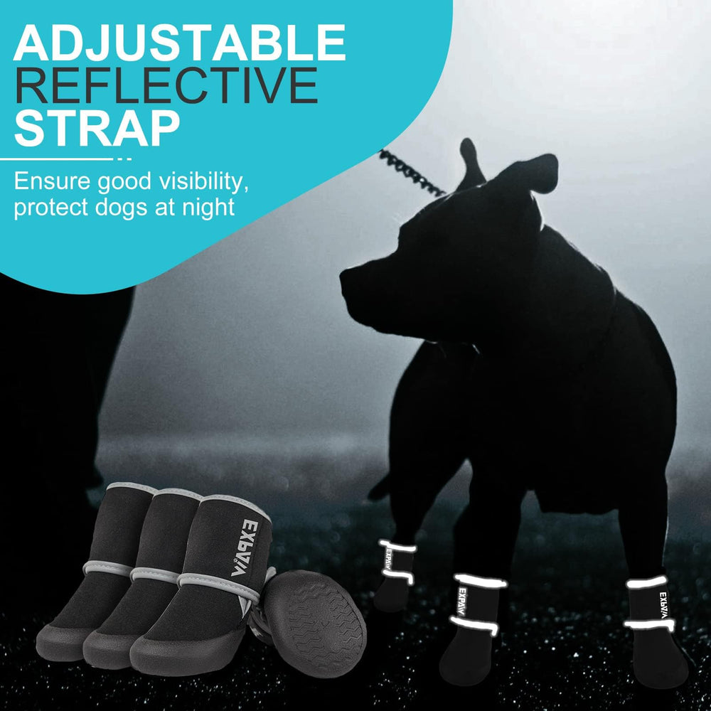 EXPAWLORER polymer diving-fabric on boots shields paws from moisture