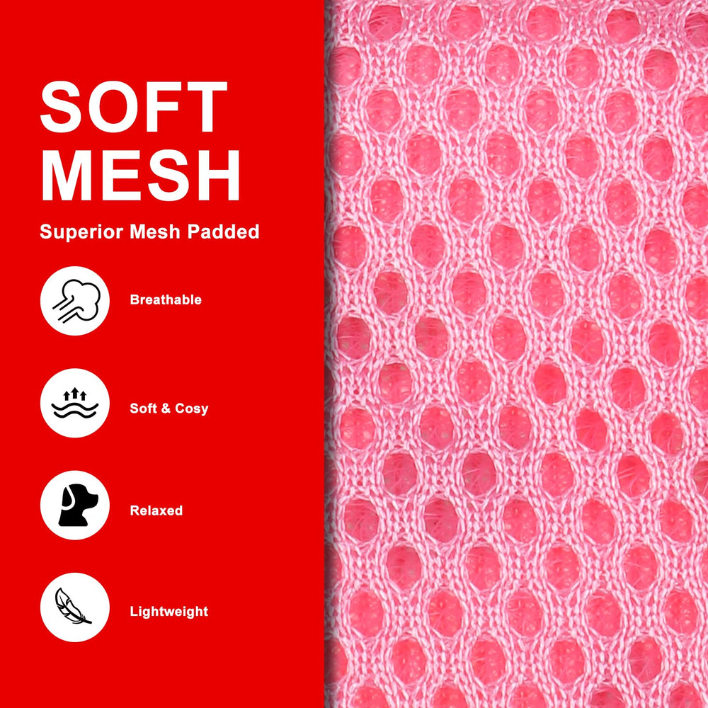 EXPAWLORER vest harness features quick-release buckle for easy stepping in and out