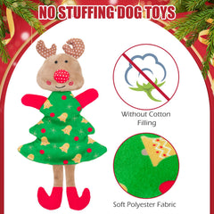 EXPAWLORER 3-piece Christmas toy set delivers versatile options for varied dog moods.