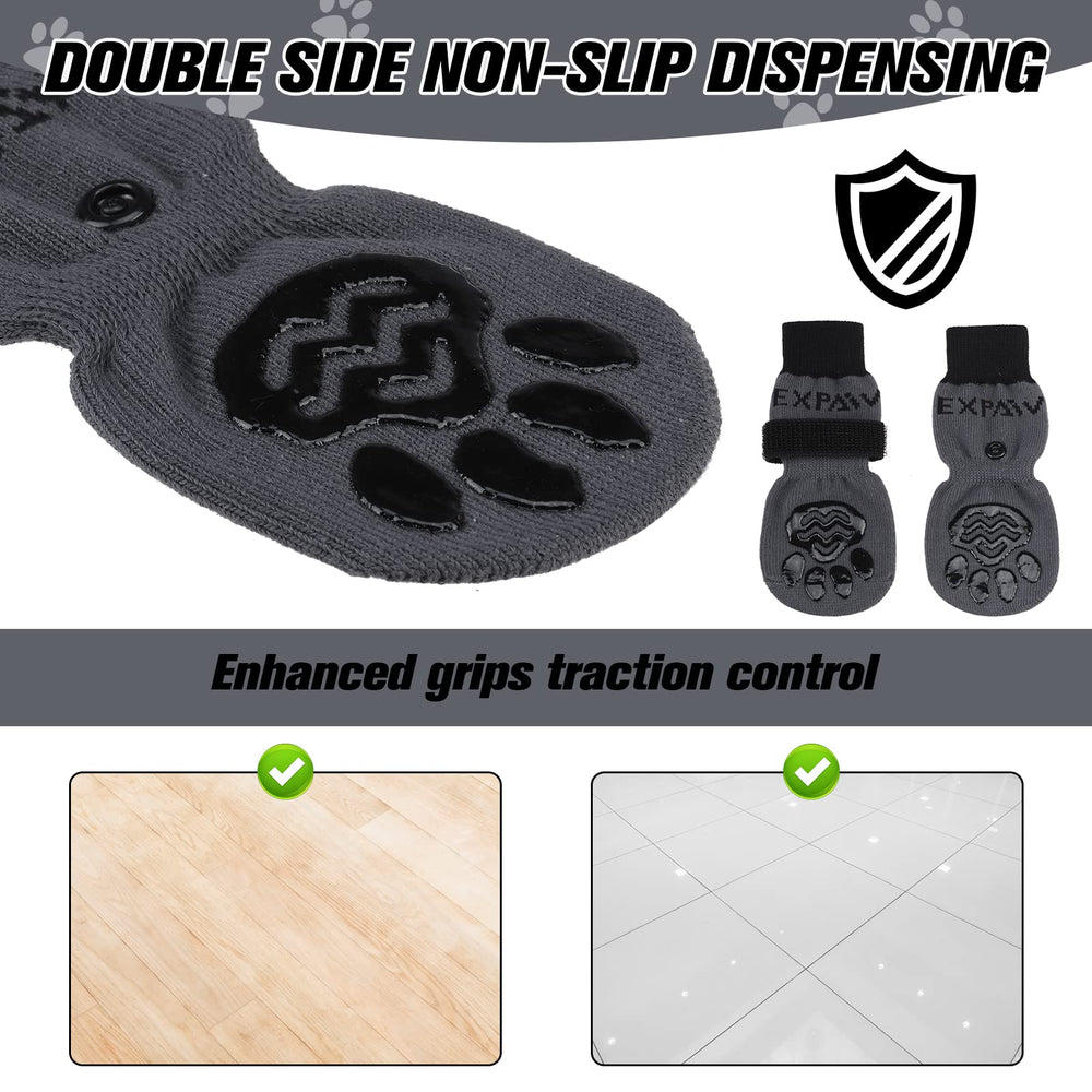 EXPAWLORER adjustable magic tape ensures secure paw fit