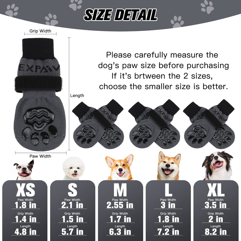 EXPAWLORER anti-slip pattern enhances traction on smooth floors