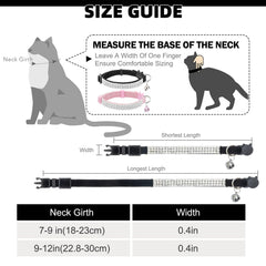 EXPAWLORER adjustable 9-12 inch cat collar for growing pets