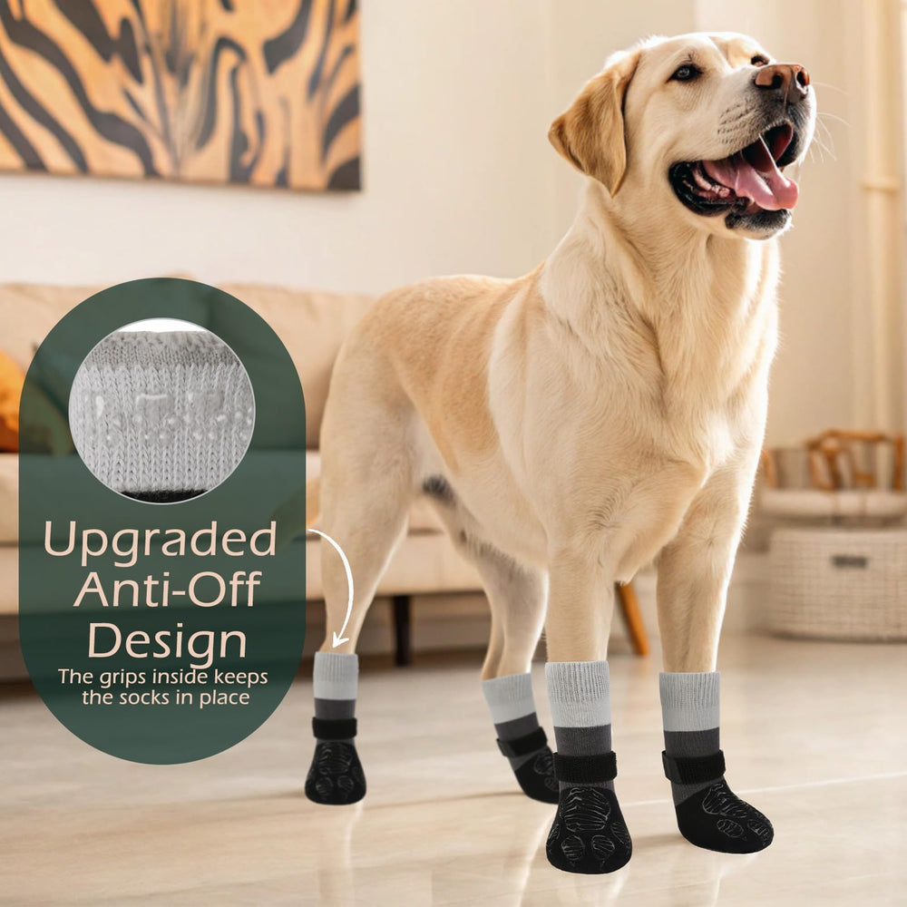 EXPAWLORER double-sided grips deliver stable traction on slick floors.