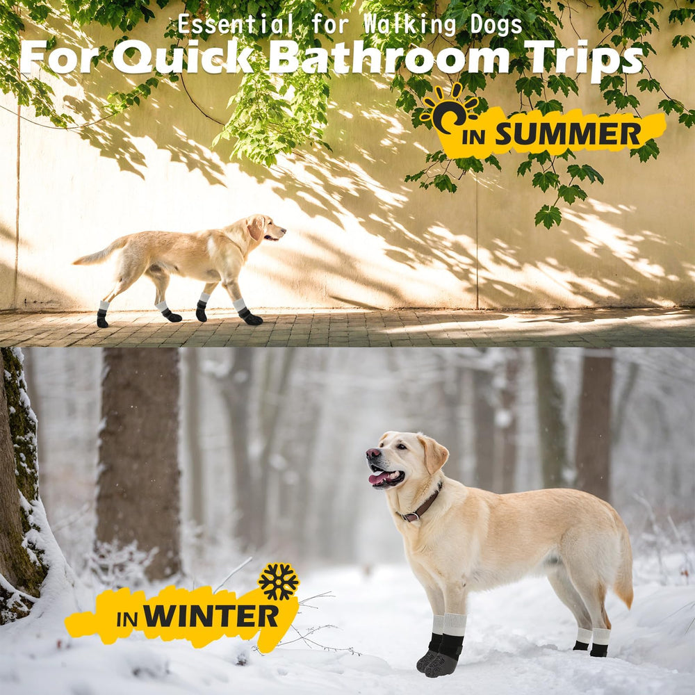 EXPAWLORER paw-size measurement guide helps find a snug fit.