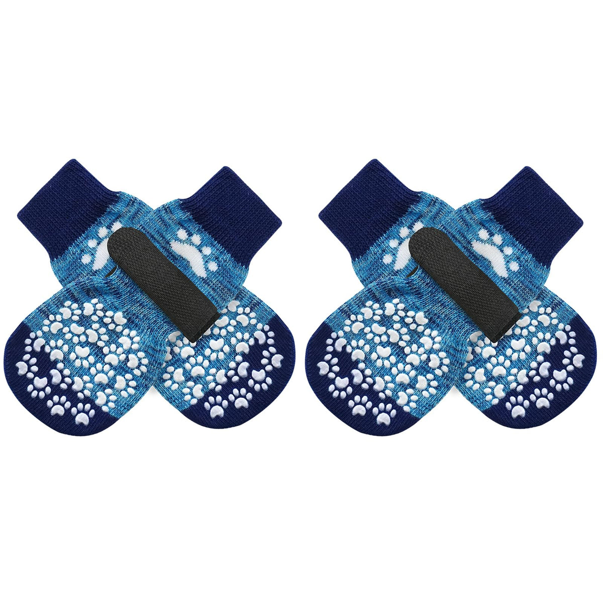 EXPAWLORER anti-slip dog socks with paw grips provide indoor traction for dogs.