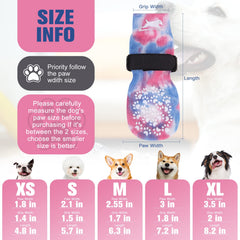 EXPAWLORER Anti Slip Dog Socks traction-grips close-up demonstrates double-sided paw grips for safer indoor walks